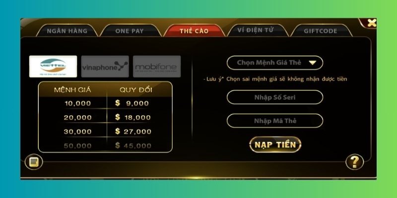 Vài điều cần nắm trước khi thực hiện nạp tiền GO88
